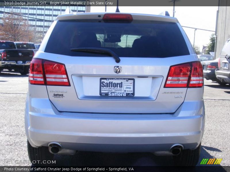Bright Silver Metallic / Dark Slate Gray 2010 Dodge Journey SXT