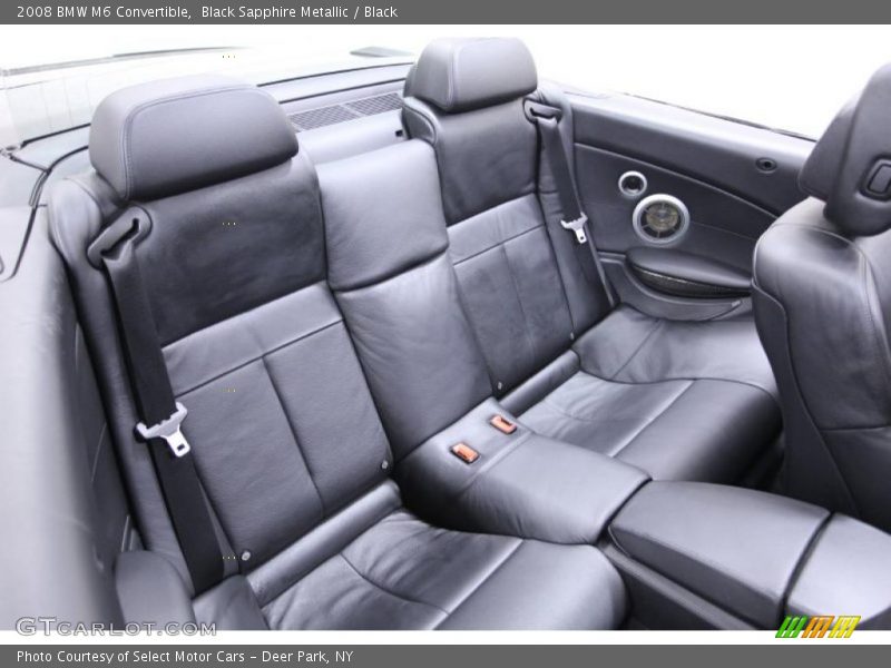  2008 M6 Convertible Black Interior