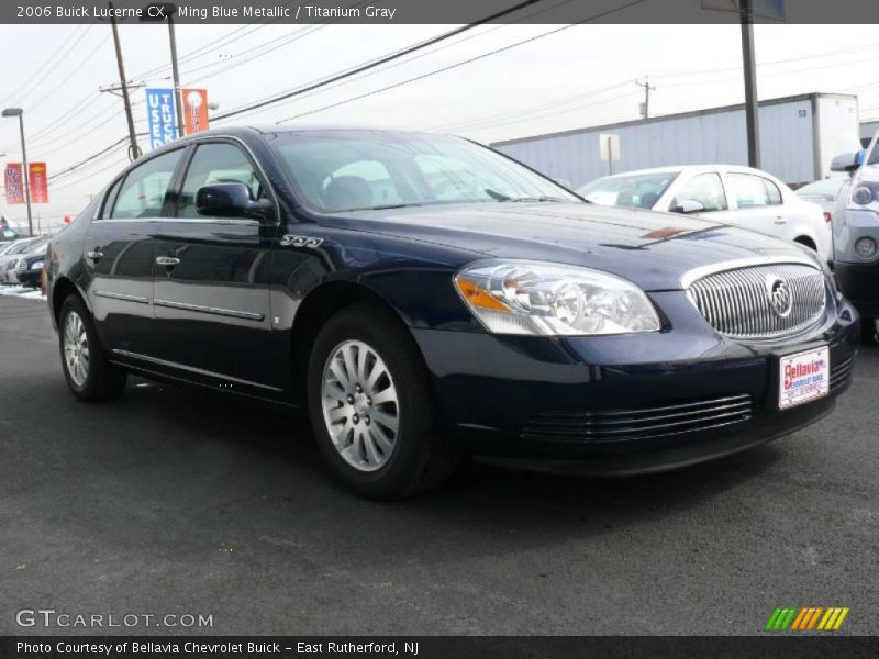 Ming Blue Metallic / Titanium Gray 2006 Buick Lucerne CX