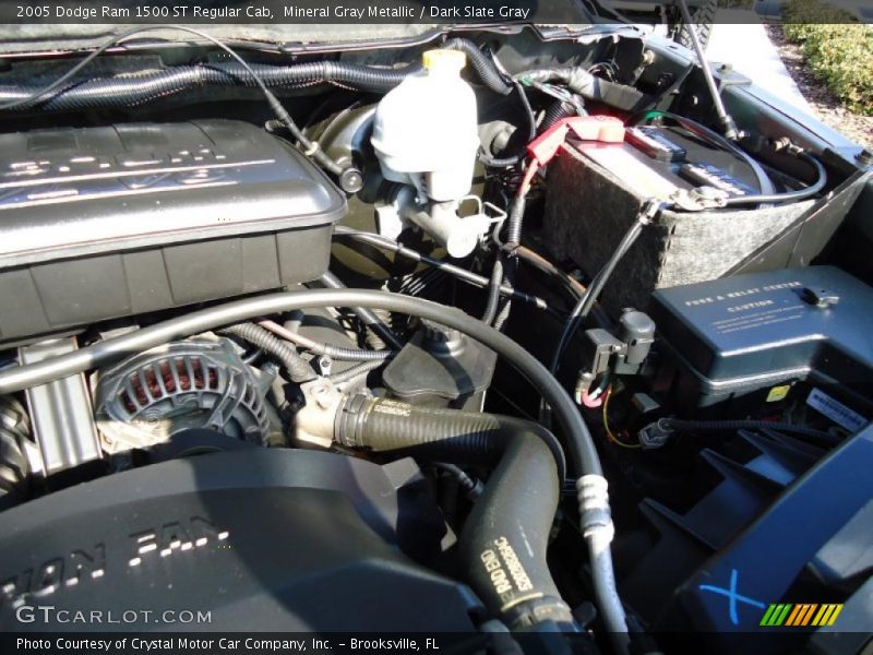 Mineral Gray Metallic / Dark Slate Gray 2005 Dodge Ram 1500 ST Regular Cab