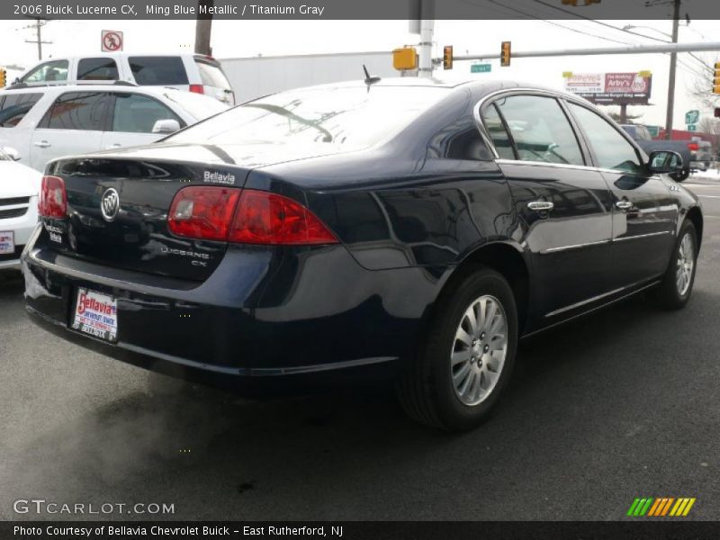 Ming Blue Metallic / Titanium Gray 2006 Buick Lucerne CX