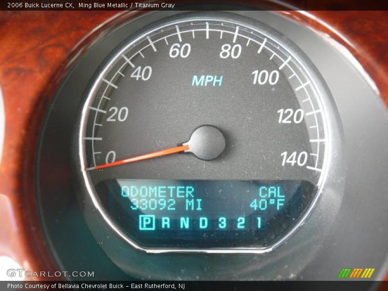 Ming Blue Metallic / Titanium Gray 2006 Buick Lucerne CX