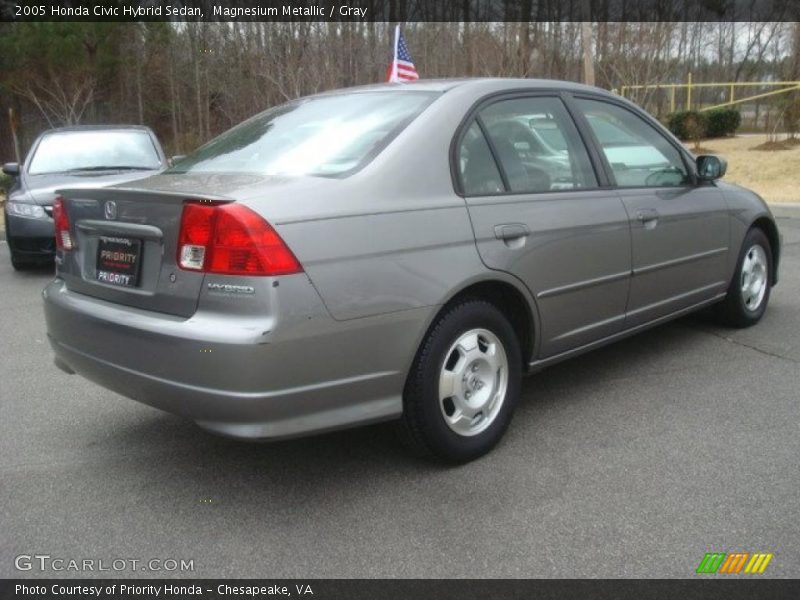 Magnesium Metallic / Gray 2005 Honda Civic Hybrid Sedan