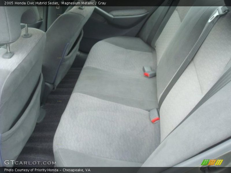 Magnesium Metallic / Gray 2005 Honda Civic Hybrid Sedan