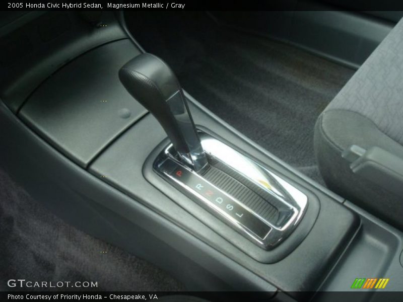 Magnesium Metallic / Gray 2005 Honda Civic Hybrid Sedan