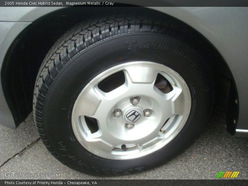 Magnesium Metallic / Gray 2005 Honda Civic Hybrid Sedan