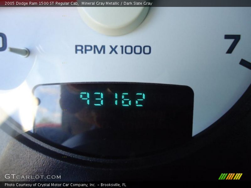 Mineral Gray Metallic / Dark Slate Gray 2005 Dodge Ram 1500 ST Regular Cab