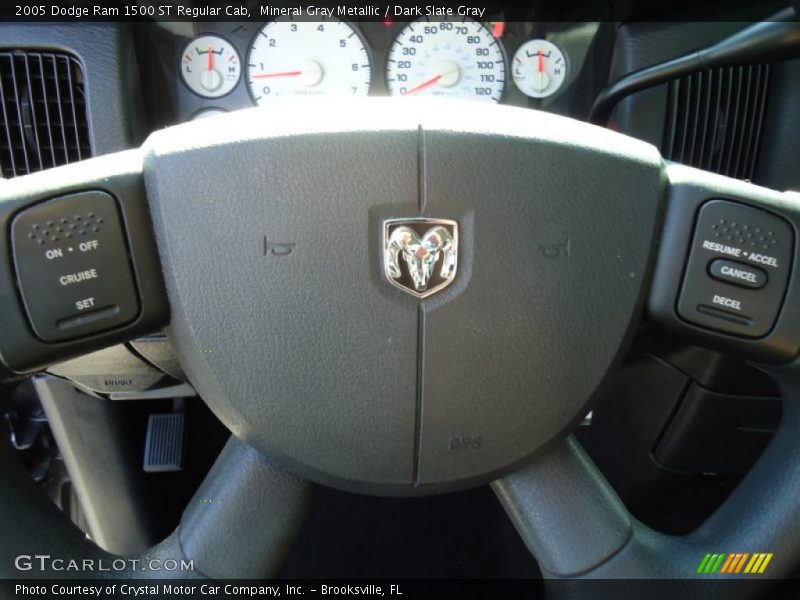 Mineral Gray Metallic / Dark Slate Gray 2005 Dodge Ram 1500 ST Regular Cab