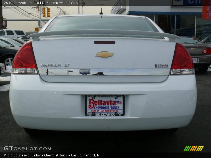 Summit White / Gray 2010 Chevrolet Impala LT