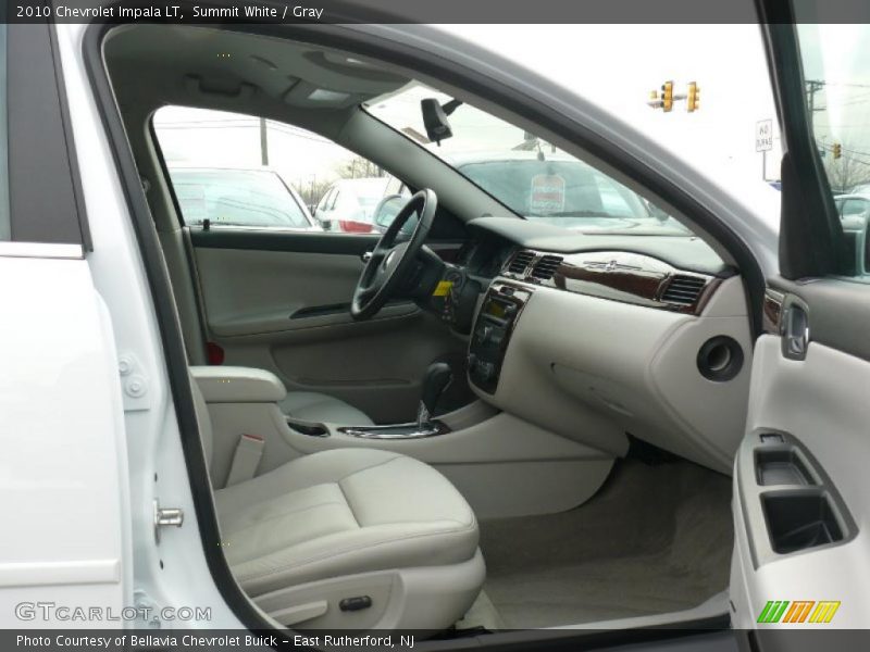 Summit White / Gray 2010 Chevrolet Impala LT