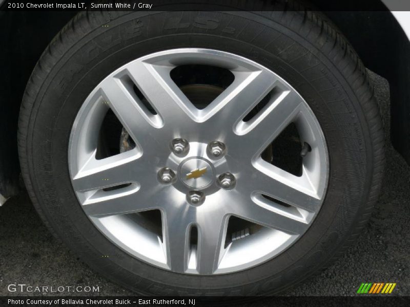 Summit White / Gray 2010 Chevrolet Impala LT