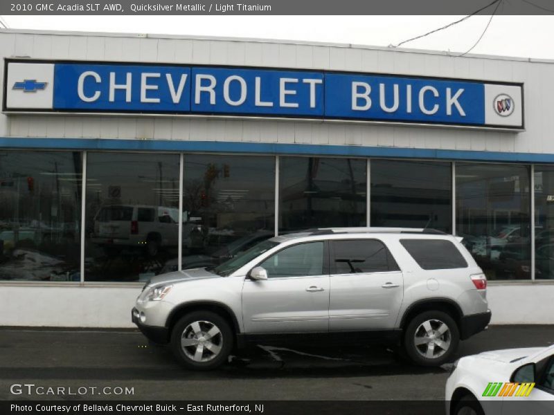 Quicksilver Metallic / Light Titanium 2010 GMC Acadia SLT AWD