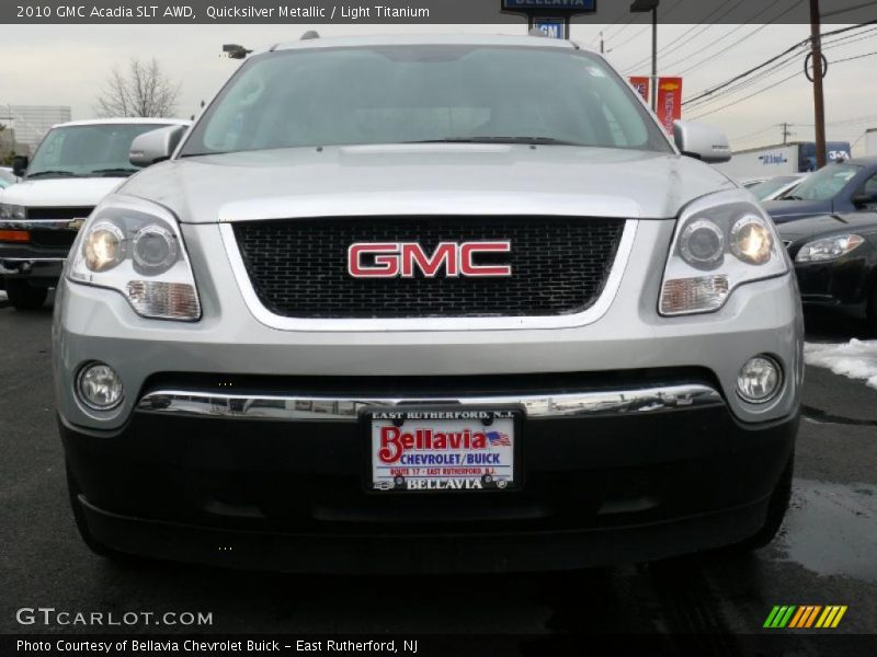 Quicksilver Metallic / Light Titanium 2010 GMC Acadia SLT AWD