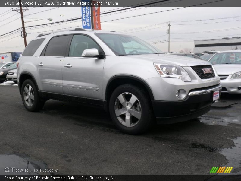 Quicksilver Metallic / Light Titanium 2010 GMC Acadia SLT AWD
