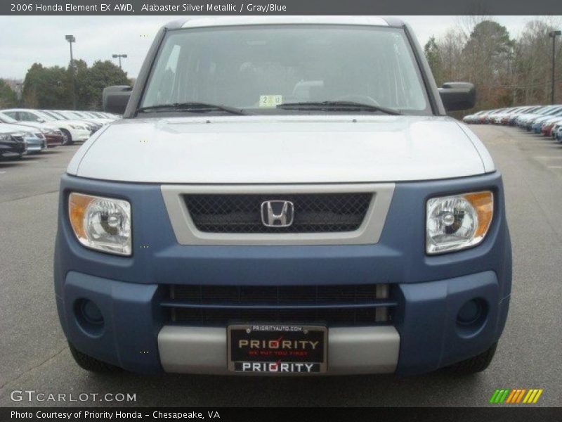 Alabaster Silver Metallic / Gray/Blue 2006 Honda Element EX AWD