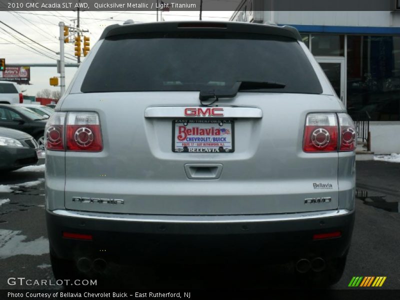 Quicksilver Metallic / Light Titanium 2010 GMC Acadia SLT AWD