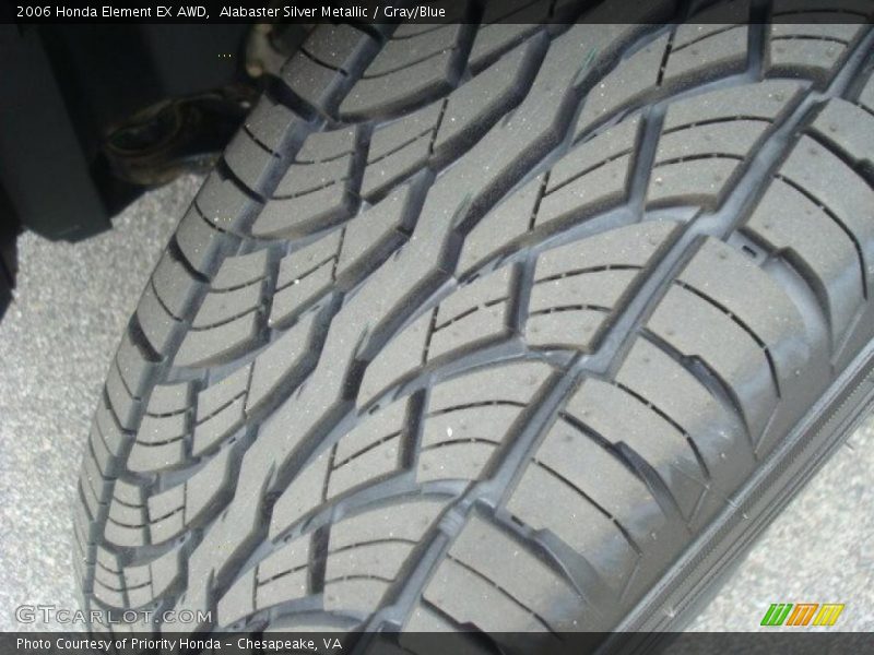 Alabaster Silver Metallic / Gray/Blue 2006 Honda Element EX AWD