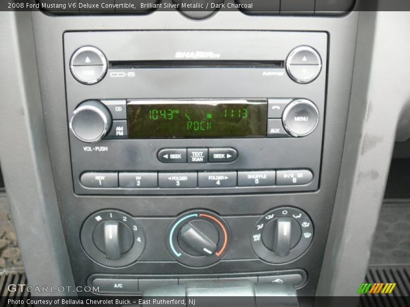 Brilliant Silver Metallic / Dark Charcoal 2008 Ford Mustang V6 Deluxe Convertible