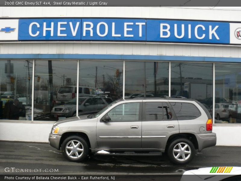 Steel Gray Metallic / Light Gray 2008 GMC Envoy SLT 4x4