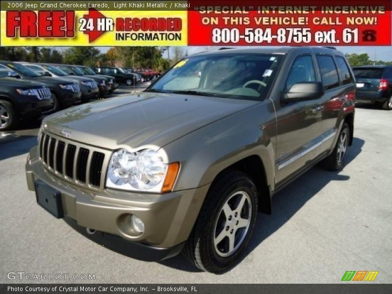 Light Khaki Metallic / Khaki 2006 Jeep Grand Cherokee Laredo