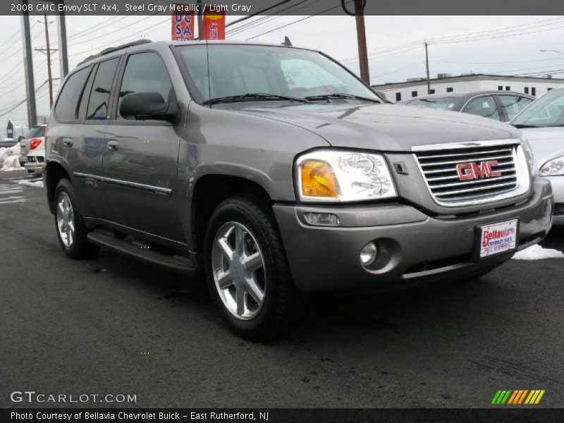 Steel Gray Metallic / Light Gray 2008 GMC Envoy SLT 4x4