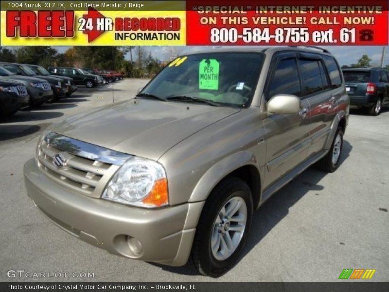 Cool Beige Metallic / Beige 2004 Suzuki XL7 LX