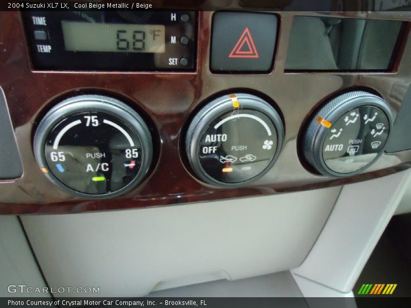 Controls of 2004 XL7 LX