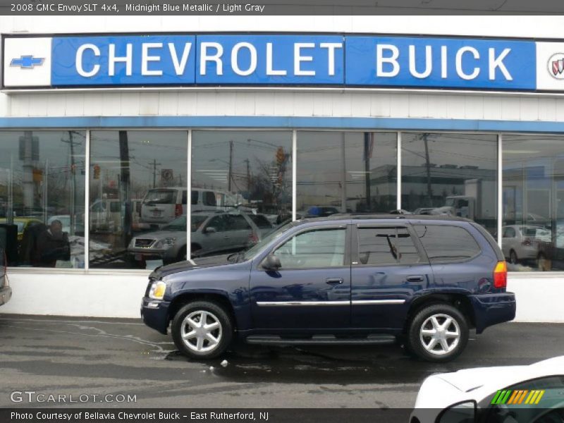 Midnight Blue Metallic / Light Gray 2008 GMC Envoy SLT 4x4