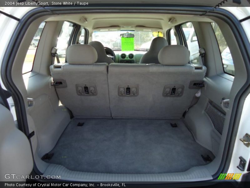 Stone White / Taupe 2004 Jeep Liberty Sport