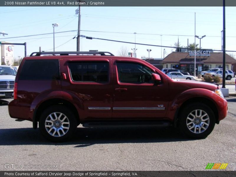 Red Brawn / Graphite 2008 Nissan Pathfinder LE V8 4x4
