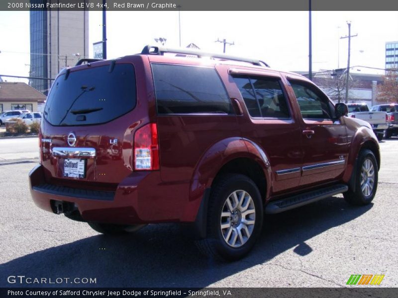 Red Brawn / Graphite 2008 Nissan Pathfinder LE V8 4x4