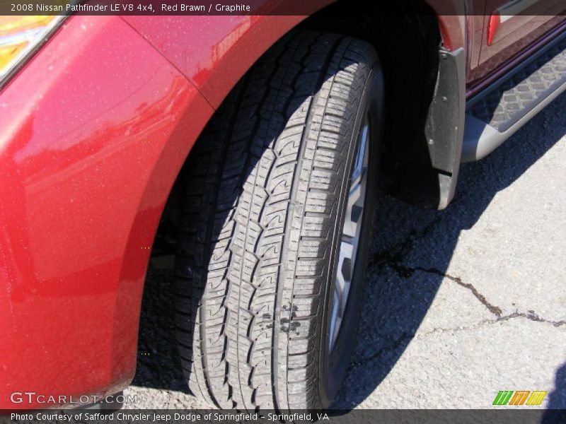 Red Brawn / Graphite 2008 Nissan Pathfinder LE V8 4x4