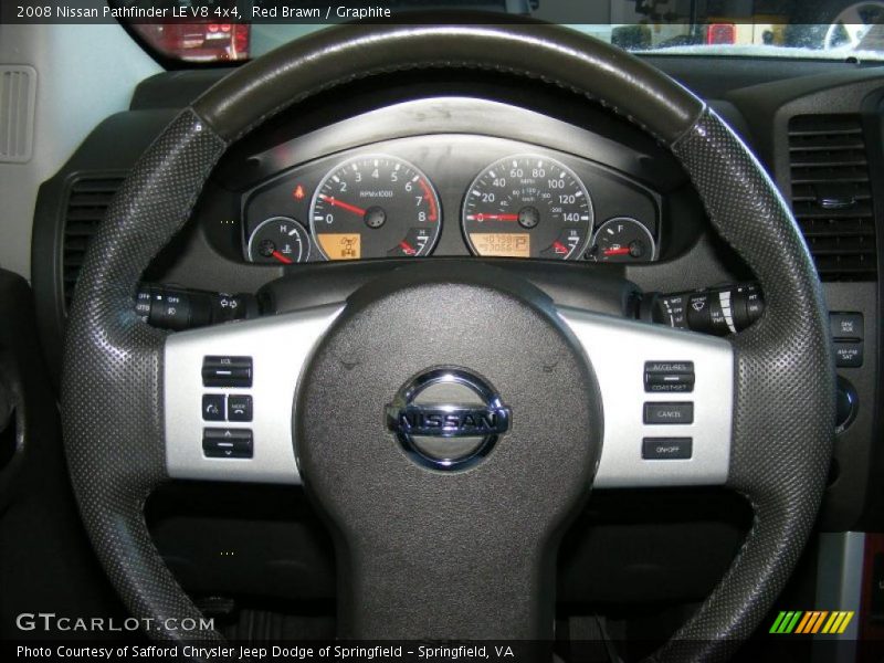 Red Brawn / Graphite 2008 Nissan Pathfinder LE V8 4x4
