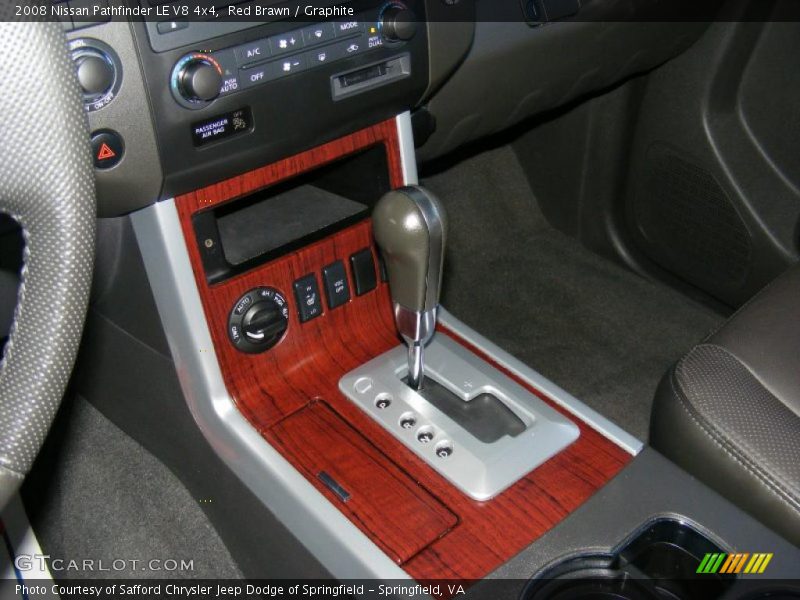 Red Brawn / Graphite 2008 Nissan Pathfinder LE V8 4x4