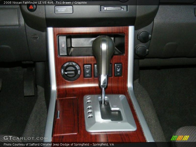 Red Brawn / Graphite 2008 Nissan Pathfinder LE V8 4x4
