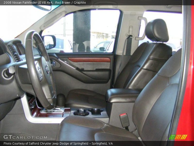 Red Brawn / Graphite 2008 Nissan Pathfinder LE V8 4x4