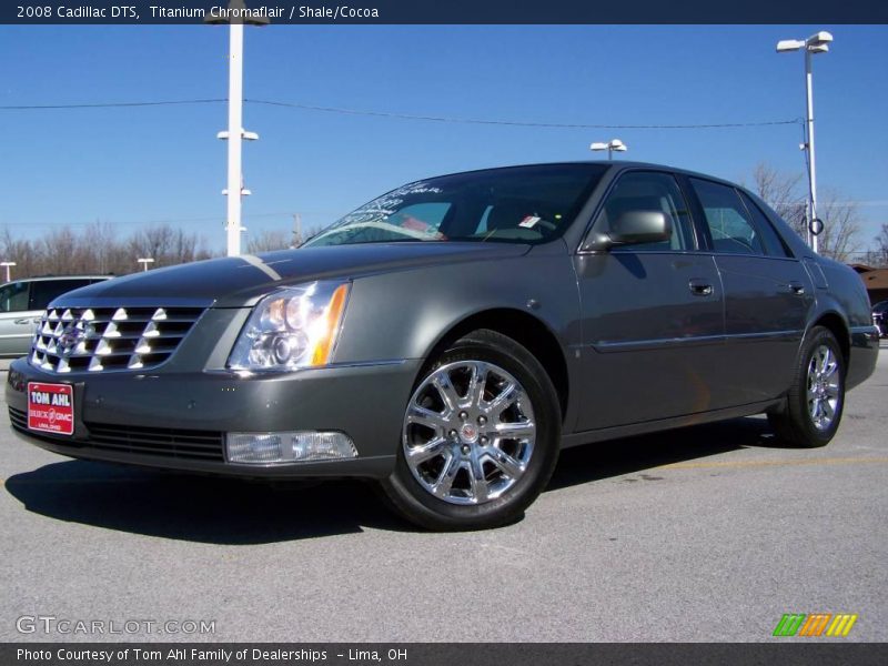 Titanium Chromaflair / Shale/Cocoa 2008 Cadillac DTS