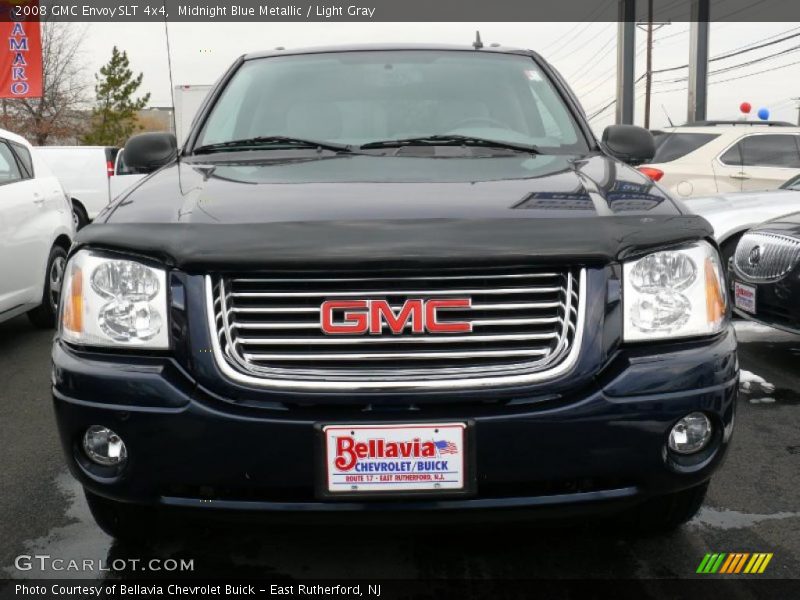 Midnight Blue Metallic / Light Gray 2008 GMC Envoy SLT 4x4