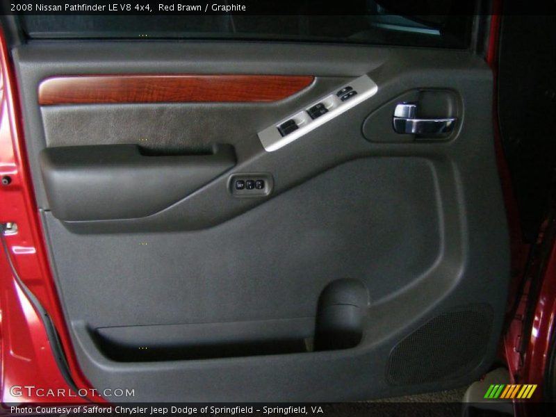 Red Brawn / Graphite 2008 Nissan Pathfinder LE V8 4x4