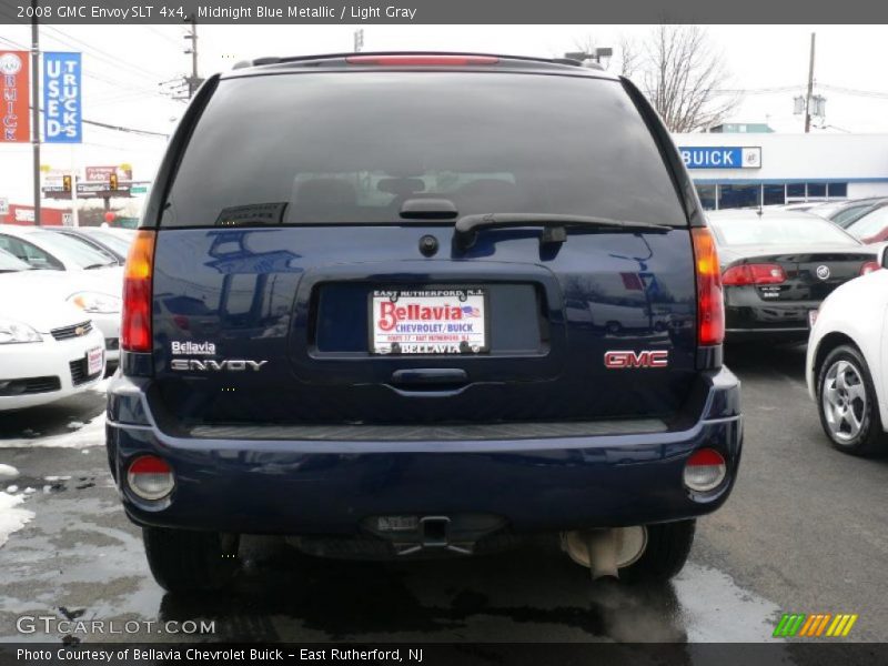Midnight Blue Metallic / Light Gray 2008 GMC Envoy SLT 4x4