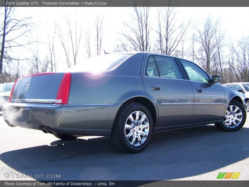 Titanium Chromaflair / Shale/Cocoa 2008 Cadillac DTS