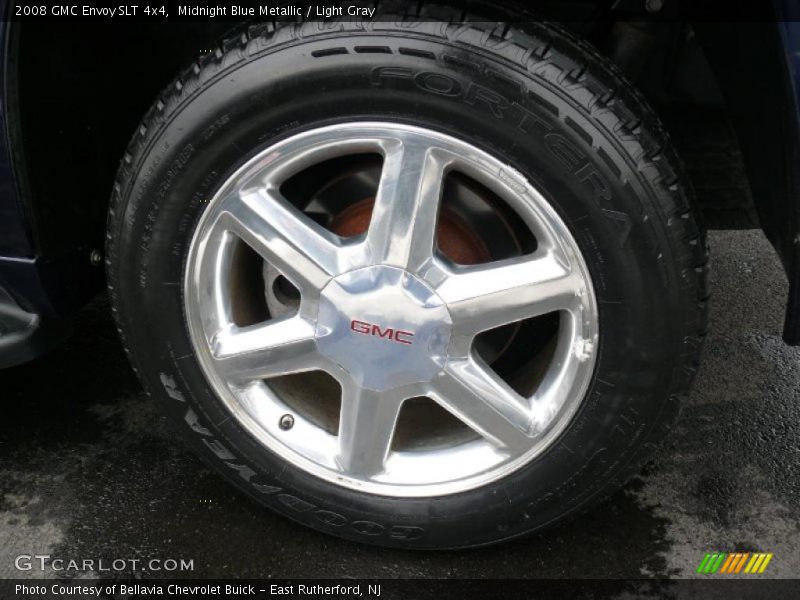 Midnight Blue Metallic / Light Gray 2008 GMC Envoy SLT 4x4