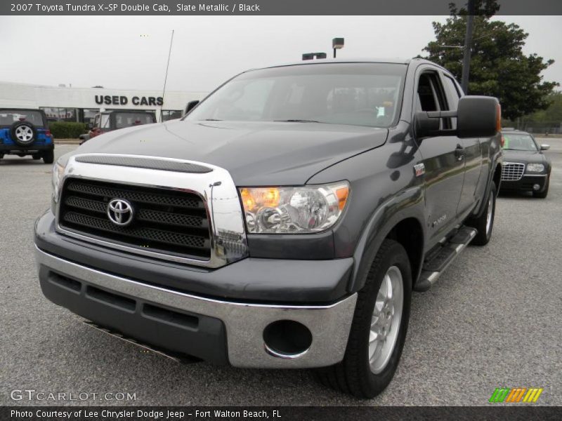 Slate Metallic / Black 2007 Toyota Tundra X-SP Double Cab