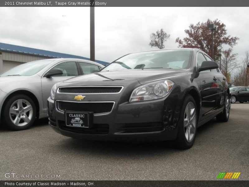 Taupe Gray Metallic / Ebony 2011 Chevrolet Malibu LT