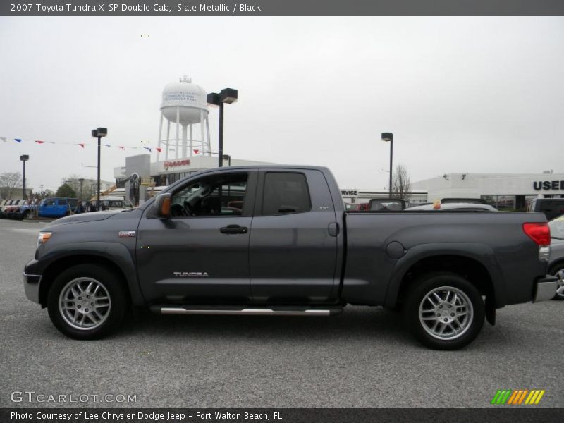 Slate Metallic / Black 2007 Toyota Tundra X-SP Double Cab