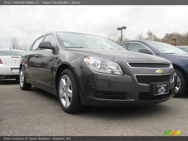 Taupe Gray Metallic / Ebony 2011 Chevrolet Malibu LT