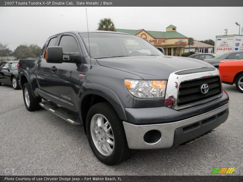 Slate Metallic / Black 2007 Toyota Tundra X-SP Double Cab