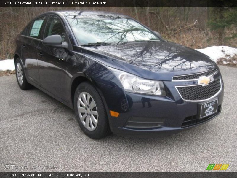 Imperial Blue Metallic / Jet Black 2011 Chevrolet Cruze LT