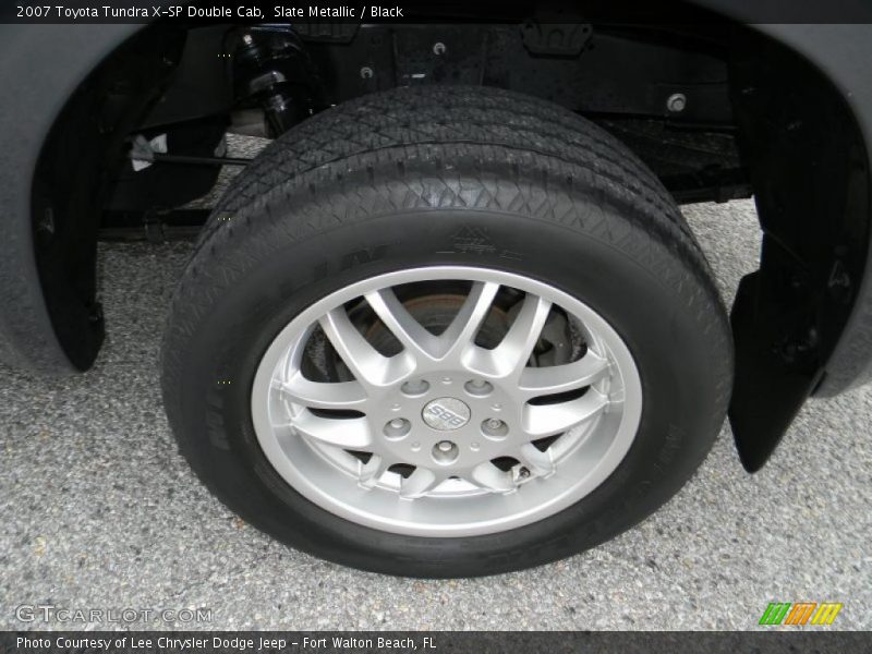 Slate Metallic / Black 2007 Toyota Tundra X-SP Double Cab