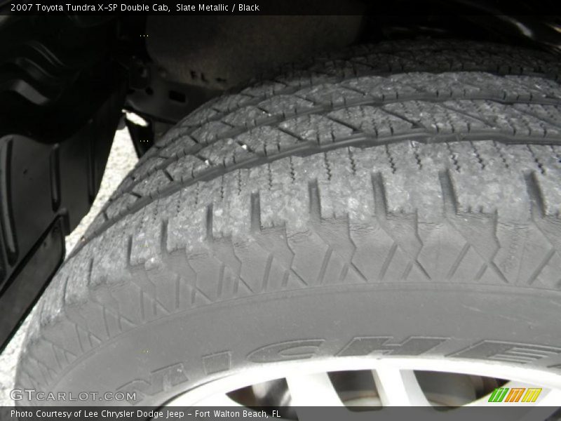 Slate Metallic / Black 2007 Toyota Tundra X-SP Double Cab
